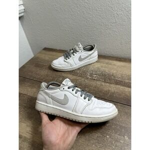 Nike‎ Air Jordan 1 Retro Low Neutral Grey W Size 9W/7.5M CZ0775-100 OG White